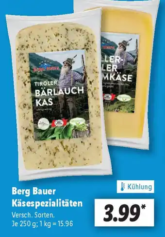 Lidl Berg Bauer Käsespezialitäten Angebot