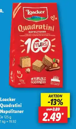 Lidl Loacker Quadratini Napolitaner Angebot