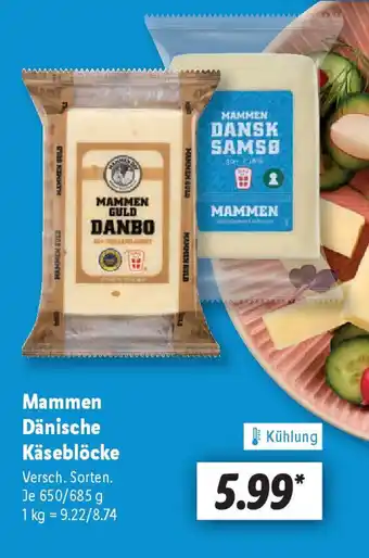 Lidl Mammen Dänische Käseblöcke Angebot