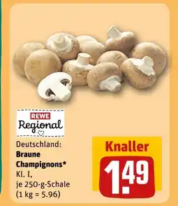 REWE Rewe Regional Champignons Angebot