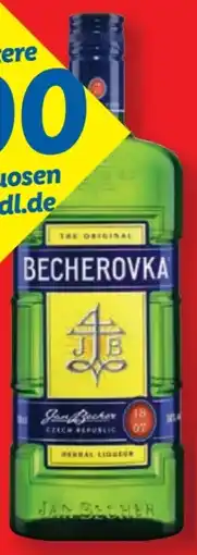 Lidl Jan Becher Becherovka Original Angebot