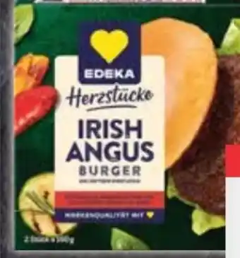 E-Center Edeka Herzstücke Irish Angus Burger Angebot