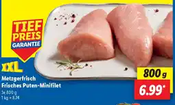 Lidl Metzgerfrisch Frisches Puten-Minifilet Angebot