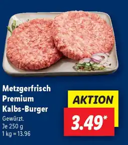 Lidl Metzgerfrisch Premium Kalbs-Burger Angebot