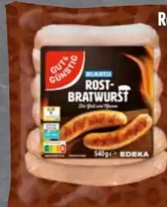 Edeka Gut & Günstig Rostbratwurst Angebot