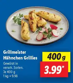 Lidl Grillmeister Hähnchen Grillies Angebot