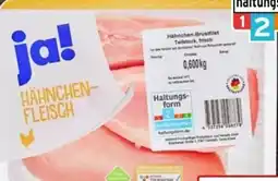 REWE Center ja! Frisches Hähnchen-Brustfilet Angebot