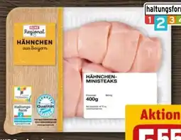 REWE Center Rewe Regional Hähnchen-Ministeaks Angebot