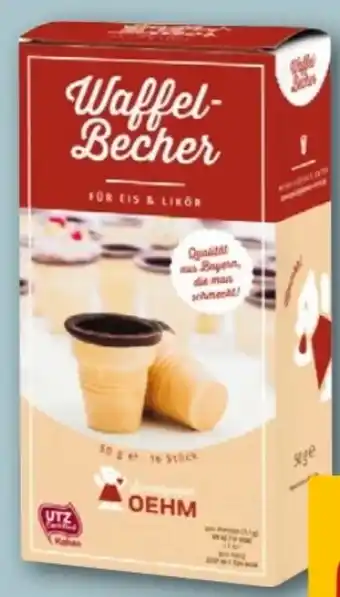 REWE Center Oehm Waffelbecher Angebot