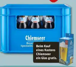 REWE Center Chiemgauer Brauhaus Rosenheimer Chiemseer Hell Angebot