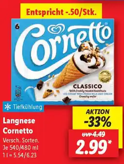 Lidl Langnese Cornetto Angebot