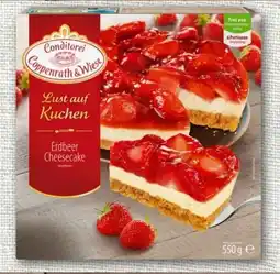 nahkauf Coppenrath & Wiese Lust auf Kuchen Erdbeer Cheesecake Angebot