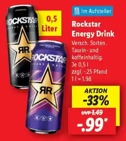 Lidl Rockstar Energy Drink Angebot