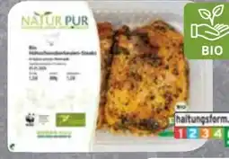 Edeka Natur Pur Bio Hähnchen-Brustfilet mariniert Angebot