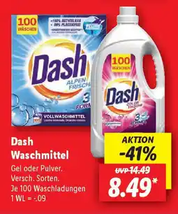Lidl Dash Waschladungen Angebot