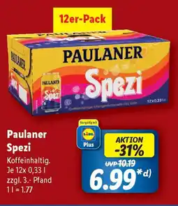 Lidl Paulaner Spezi Angebot