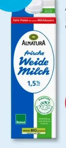 Budni Alnatura Bio Weidemilch Angebot