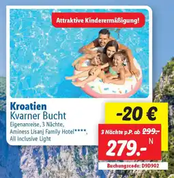 Lidl Kroatien Kvarner Bucht Angebot