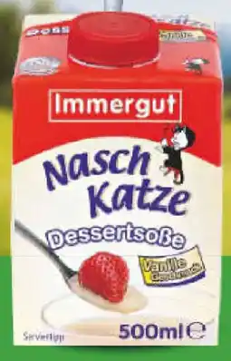 Netto Marken-Discount Immergut Naschkatze Vanille Dessertsoße Angebot