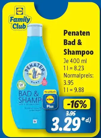 Lidl Penaten Bad & Shampoo Angebot