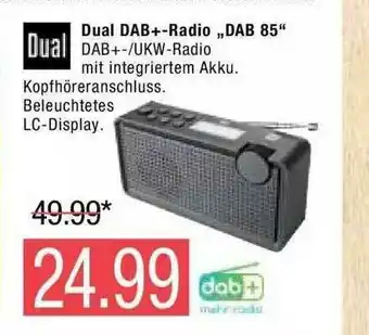 Marktkauf Dual Dab+radio „dab 85” Angebot