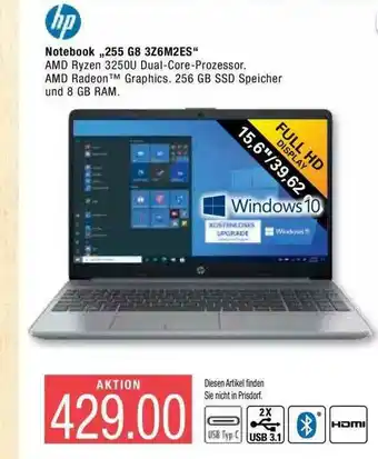 Marktkauf Hp Notebook „255 G8 3Z6M2ES” Angebot