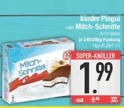 E-Center kinder Pingui oder Milch-Schnitte Angebot