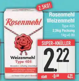 E-Center Rosenmehl Weizenmehl Angebot