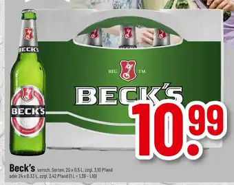 trinkgut Beck's beck's Angebot