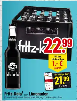 trinkgut Fritz-kola fritz-kola oder limonaden Angebot
