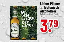 trinkgut Licher licher pilsner oder isotonisch alkoholfrei Angebot
