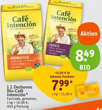 tegut Café intención bio-café intención Angebot