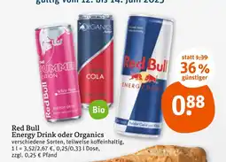 tegut Red bull energy drink Angebot