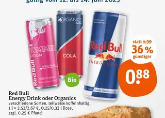 tegut Red bull energy drink Angebot