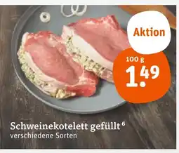 tegut Schweinekotelett gefüllt Angebot