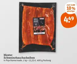 tegut Mester schweinebauchscheiben Angebot