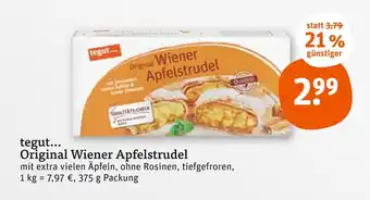 tegut Tegut... original wiener apfelstrudel Angebot