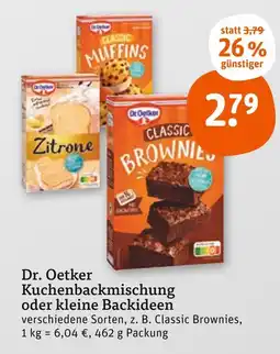 tegut Dr. oetker kuchenbackmischung oder kleine backideen Angebot