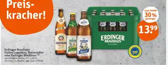 tegut Erdinger brauhaus helles lagerbier Angebot