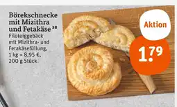 tegut Börekschnecke mit mizithra und fetakäse Angebot