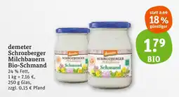 tegut Demeter schrozberger milchbauern bio-schmand Angebot