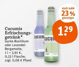 tegut Cucumis erfrischungsgetränk Angebot