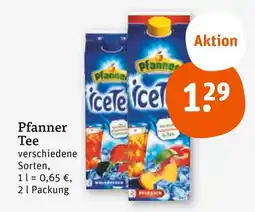 tegut Pfanner tee Angebot