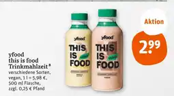 tegut Yfood this is food trinkmahlzeit Angebot