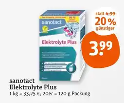 tegut Sanotact elektrolyte plus Angebot