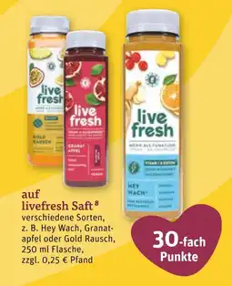 tegut Livefresh saft Angebot