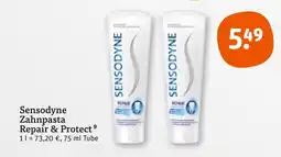 tegut Sensodyne zahnpasta repair & protect Angebot