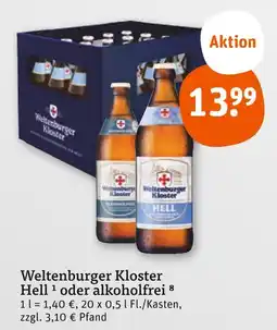 tegut Weltenburger kloster hell Angebot
