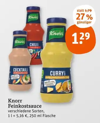 tegut Knorr feinkostsauce Angebot