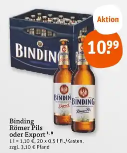 tegut Binding römer pils Angebot